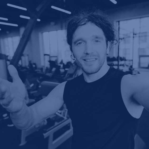 Influenciador de fitness e bem-estar